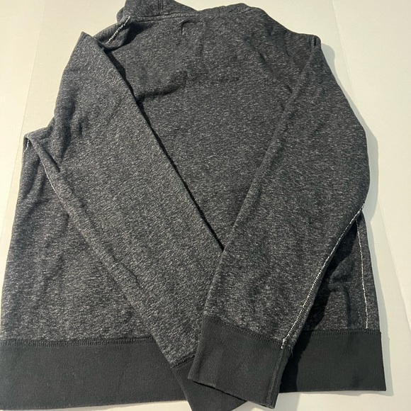 J. Crew Heather gray vintage fleece hoodie, size M - Picture 3 of 3